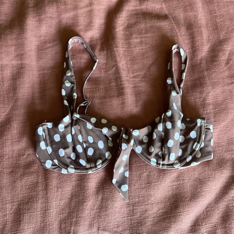 Abercrombie Polka Dot Bikini Top Size Depop
