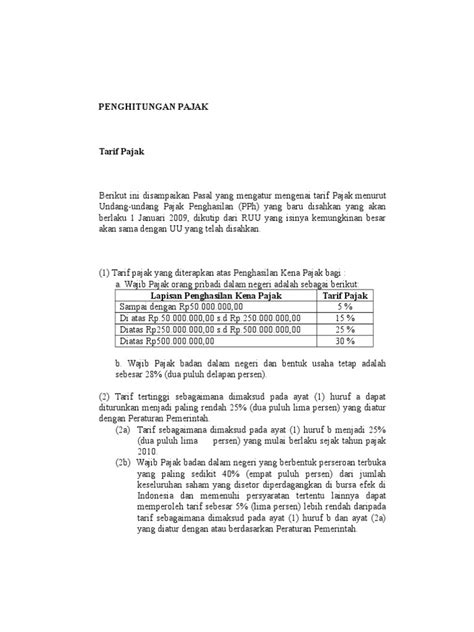 PDF PENGHITUNGAN PAJAK DOKUMEN TIPS