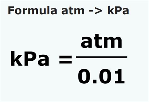 1 Atm In Kilopascals