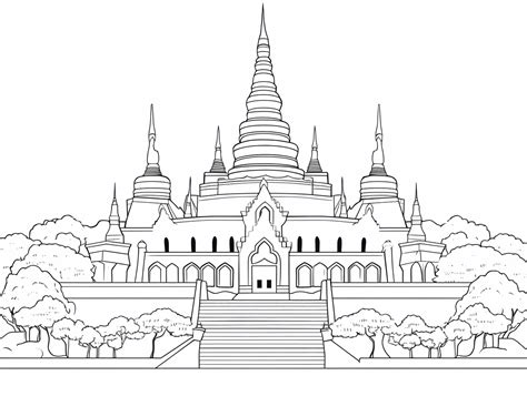 Burmese Design Coloring Sheet Coloring Page