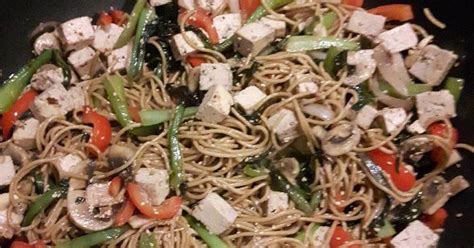 Asia inspired tofu spaghetti Recipe by mfno - Cookpad