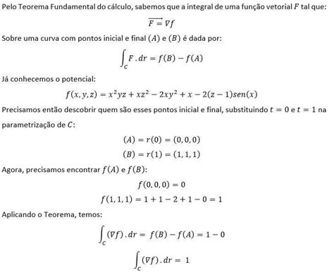 Uma Ferramenta Matemática Muito Importante É A Integral De Linha - Uma ferramenta matemática muito importante é a integral de linha, pois ...