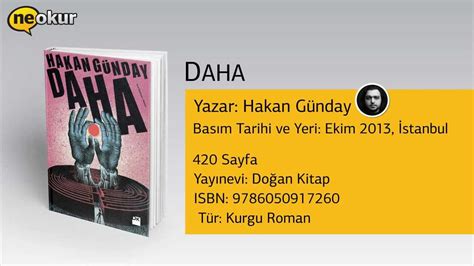 Daha Hakan G Nday Kitap Youtube