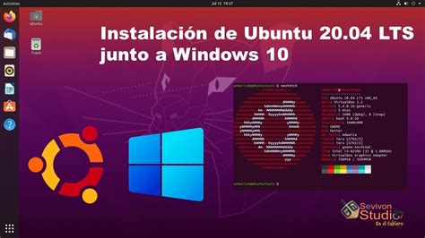 Instalación de Ubuntu 20 04 LTS junto a Windows 10 YouTube