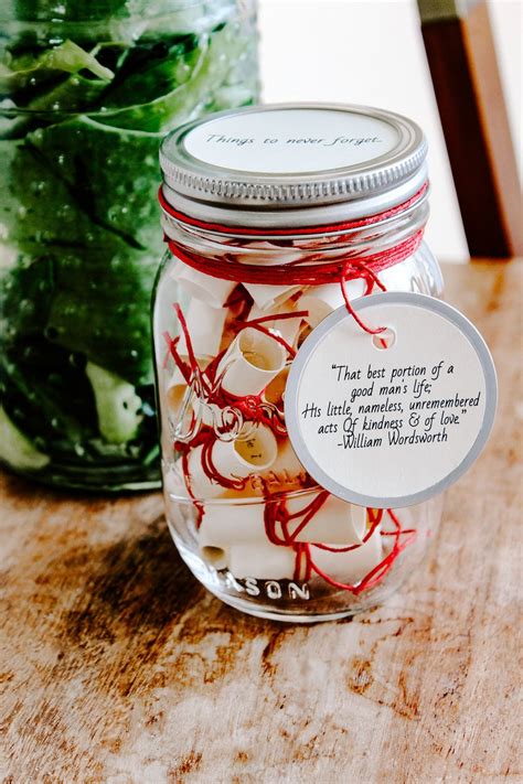 Message Filled Mason Jar Love Wish Jar Etsy