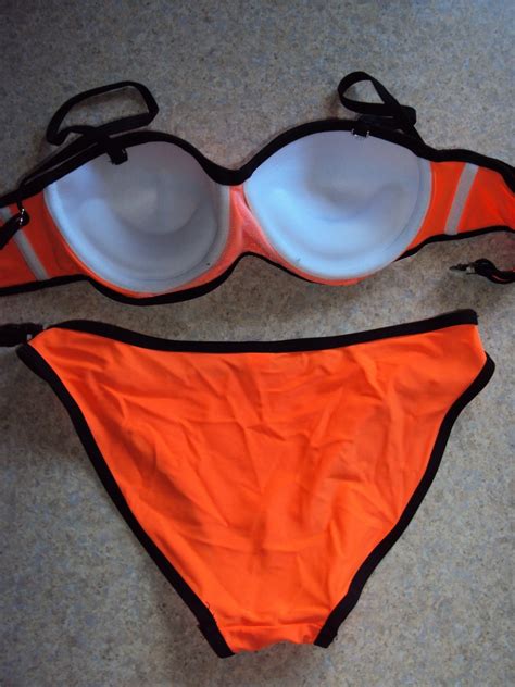 Bikini Naranja Talla Chica Traje De Baño Dama Playa Sexy Neo 500 00 en Mercado Libre