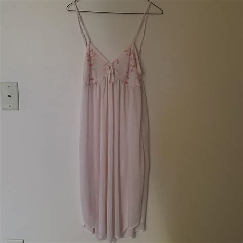 Adorable Vintage Light Pink Sheer Lingerie Dress Depop