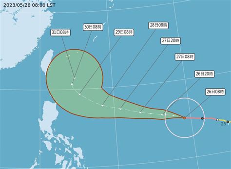 颱風瑪娃有增強趨勢 最快29日發布海上警報 生活 中央社 Cna