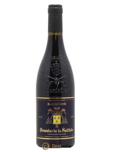 Acheter Châteauneuf du Pape Domaine de la Solitude 2018 lot 8006