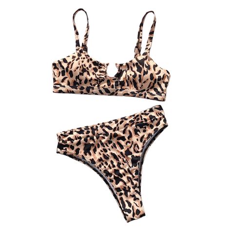 Conjunto de Bikini de mujer con tiras Bralette traje de baño de jinwen