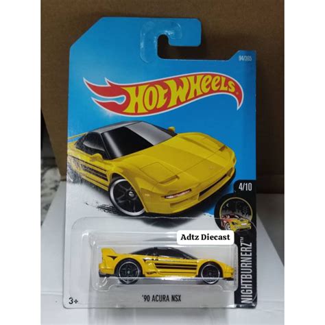 HOTWHEELS ACURA NSX NIGHTBURNERZ YELLOW Shopee Malaysia