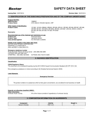 Fillable Online SAFETY DATA SHEET Unimed Corp Fax Email Print PdfFiller