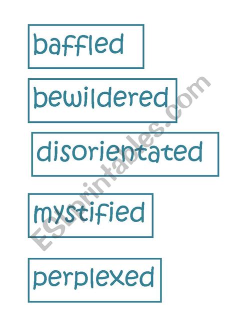 Confused synonyms - ESL worksheet by gazlar83