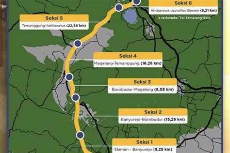 Tersambung Penuh Begini Jalur Tol Yogyakarta Bawen