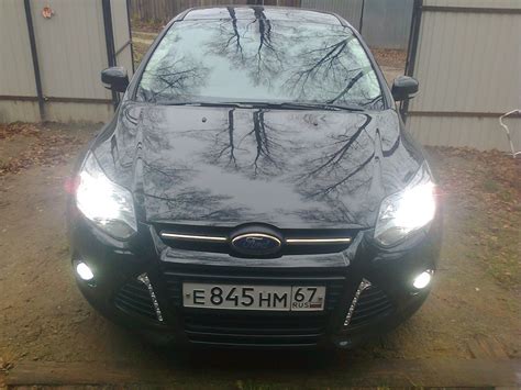 Ксенон 5000К на форд фокус 3 в ближний и туманки. + Еще один ...