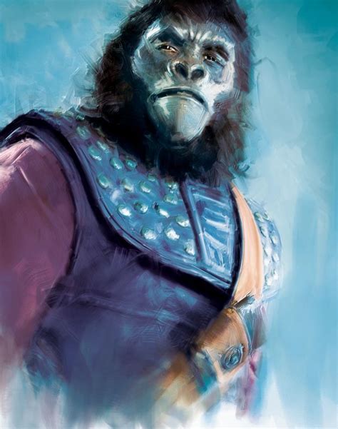 Planet Of The Apes Evolution Paintings On Behance Planet Of The Apes