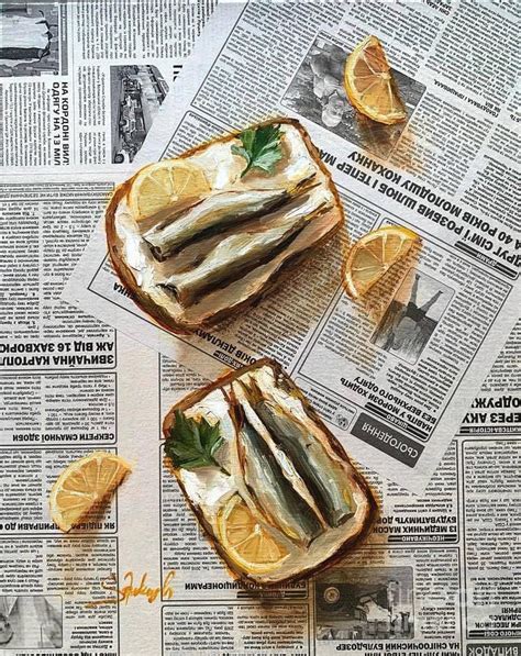 Pin By Alexa Dominguez On Drawings Food Painting Food Art Painting