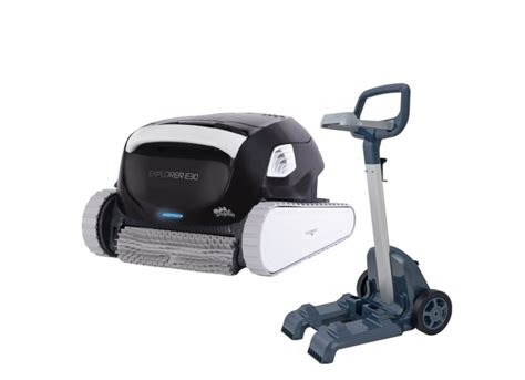 Dolphin E30 Robotic Pool Cleaner With Caddy