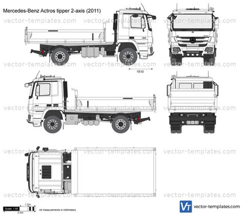 Templates Trucks Mercedes Benz Mercedes Benz Actros Tipper Axis