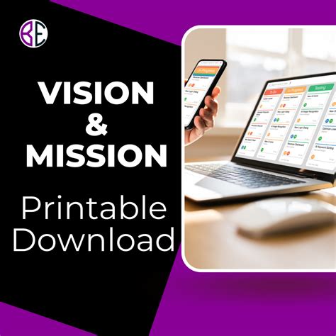 Vision and Mission Printout – BOSS Encounters | Business & Marketing Consulting and Designing