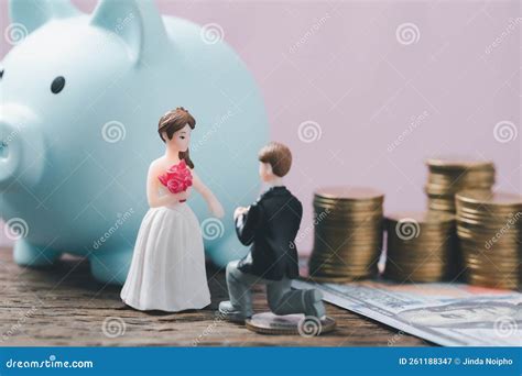 Ahorrar Dinero Para El Concepto De Boda Y Planear La Boda Objetivo