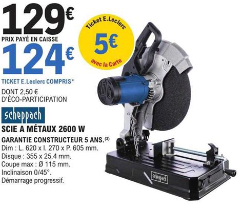 Promo Scie à Onglet Pendulaire 1200 W 210 Mm Scheppach chez Mr Bricolage