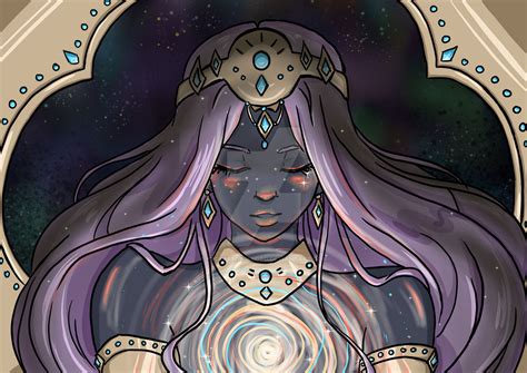 Space Goddess By Professormilord On Deviantart