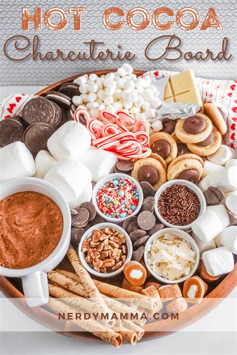 Hot Cocoa Charcuterie Board The Coolest Hot Chocolate Board Nerdy Mamma