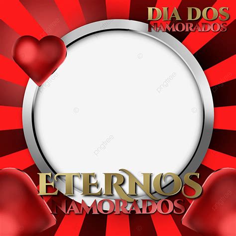 Dise O De Marco De Twibbon De Eternos Namorados Png Dia Dos