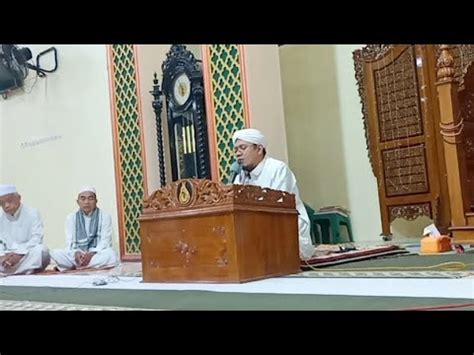 Kajian Subuh Senin Bersama Ust H Ahmad Zaruqi YouTube