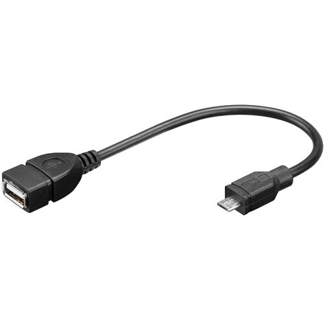 Pro USB OTG MicroUSB B - 0.2m | Billig