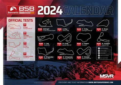 World Superbike Calendar 2024 Misha Tatiana