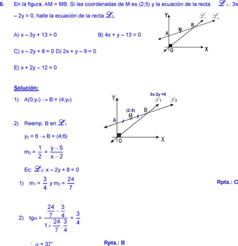 Ecuacion De La Recta Ejercicios Resueltos Pdf Hot Sex Picture