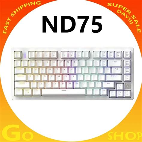 Jual Irok Nd75 Magnetic Switch Wired Mechanical Keyboard RGB Transparent Gaming Keyboard Hot