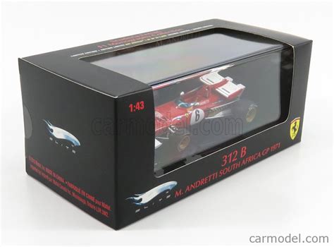 Mattel Hot Wheels T Echelle Ferrari F B N South Africa Gp M Andretti Red White