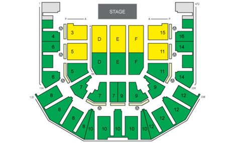 Echo Arena Liverpool - Status Quo 2016 - Guide to seating Plan