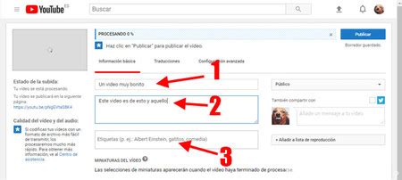 Cómo crear un canal en YouTube y subir tu primer vídeo