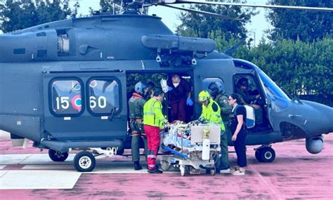 Da Barletta A Taormina Volo In Elicottero Per Salvare Un Bimbo Di 18