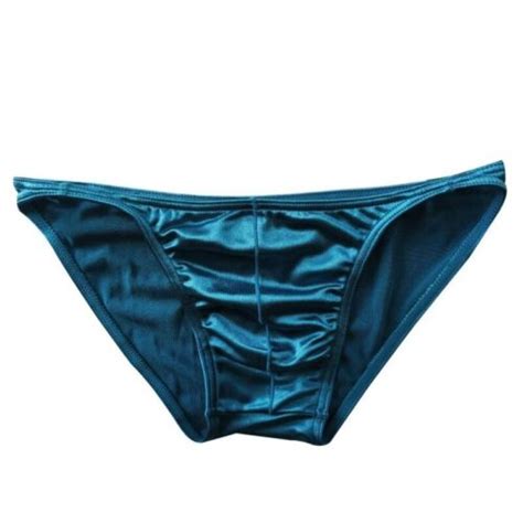 Sexy Men S Satin Silk Briefs Lingerie Knicker Panties Breathable Underpant M XL EBay