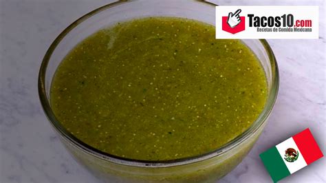 Descubrir 52 Imagen Salsa Verde Picante Mexicana Receta Abzlocal Mx