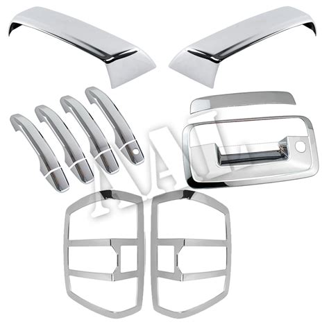 AAL Premium Chrome Cover Combo For 2014 2015 2016 CHEVY Silverado Top