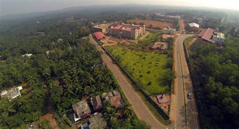 Vivekananda degree college campus aerial view