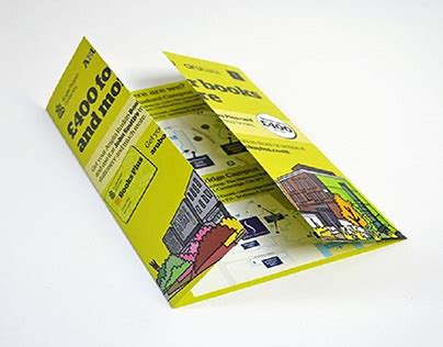 folded leaflet projects   logos illustrations