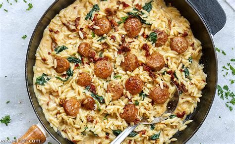 Creamy Sausage Pasta Recipe — Eatwell101