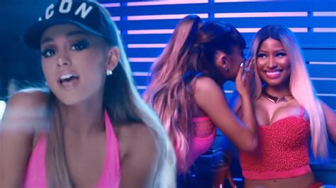 4 EPIC Moments From Ariana Grande S Side To Side Music Video YouTube