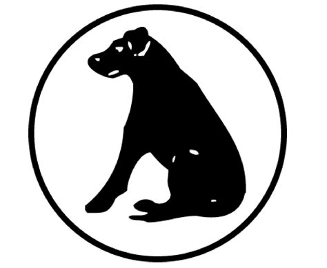 Black and White Dog Logo - LogoDix