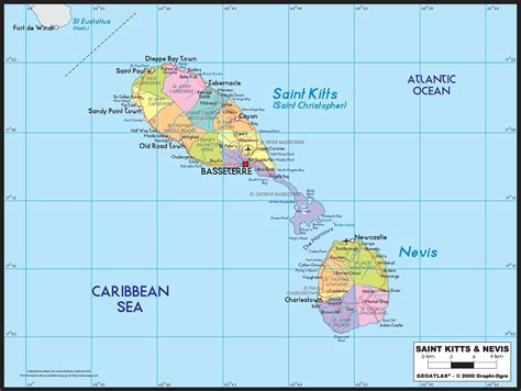map of nevis in the caribbean 13