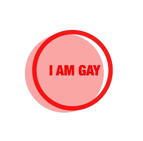 I Am Gay Icon On White Background Gay Button Icon Vector Art At Vecteezy