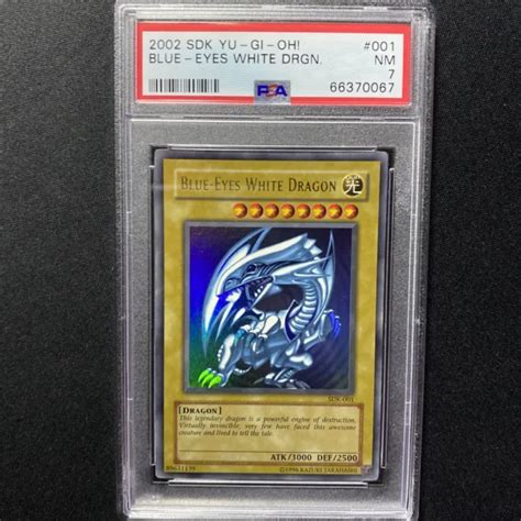 Yugioh Psa Blue Eyes White Dragon Sdk Ultra Rare Card Eur