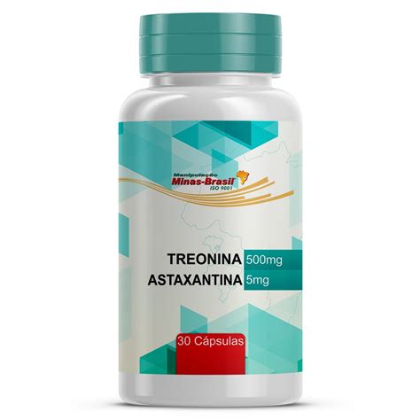 Comprar Treonina 500Mg Astaxantina 5Mg 30 Cápsulas